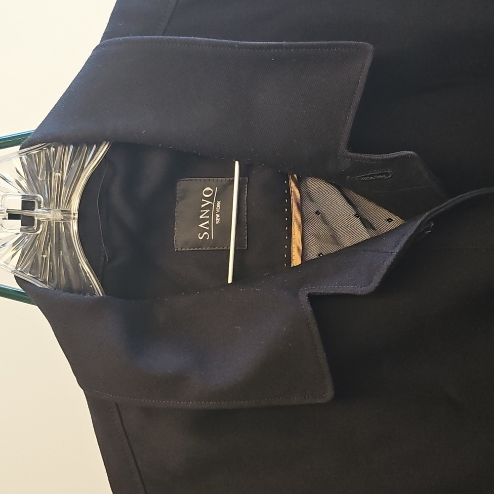 Vintage 90s Sanyo black overcoat.  Lovely well made coat.